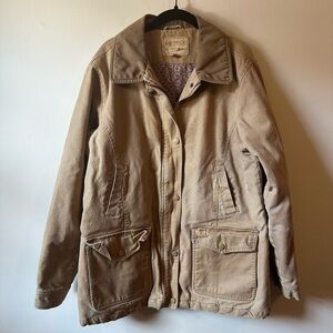 Outback Trading Co Canvas Barn Coat Chore Khaki Workwear